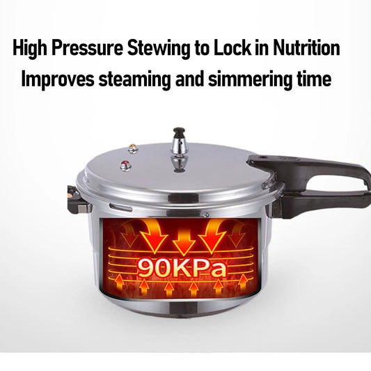 Aluminium Alloy Pressure Cooker Explosion Proof Large Capacity Pressure Canning Pot Cooker